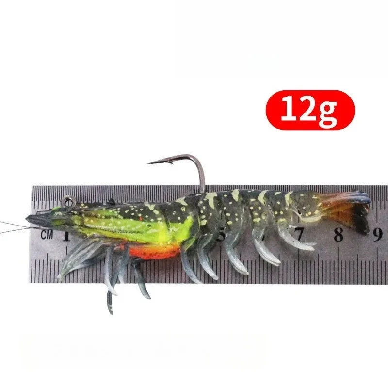 Weighted Soft Shrimp Fishing Lure