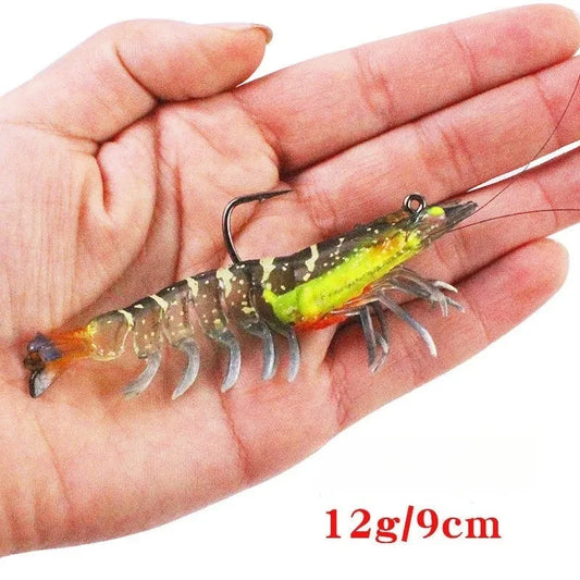 Weighted Soft Shrimp Fishing Lure