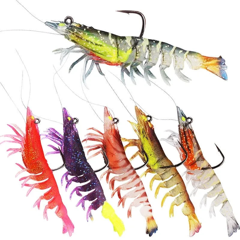Weighted Soft Shrimp Fishing Lure
