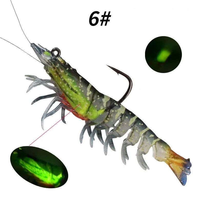 Weighted Soft Shrimp Fishing Lure