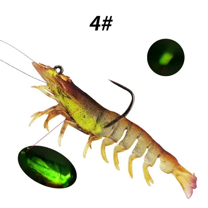 Weighted Soft Shrimp Fishing Lure