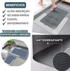 Absorbent Microfiber Bathroom Mat Set